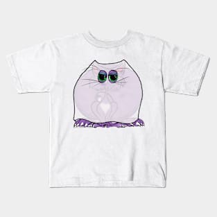 Boo-Boo Ghost Kitty Kids T-Shirt